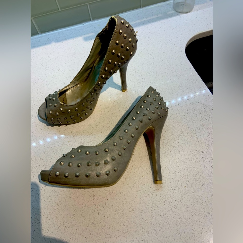 Studded heels